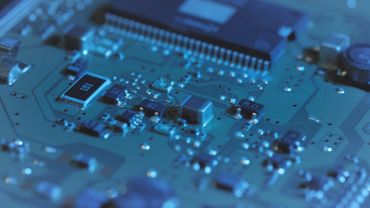 Microchip technology close up