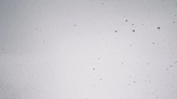 Abstract black ink on water