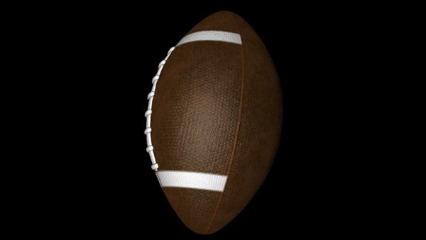 Rotating American Football