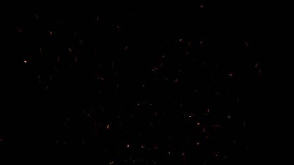 Funken schweben nach oben
